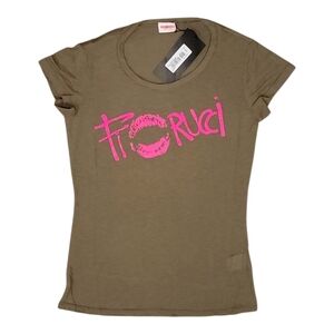 $145 NWT FIORUCCI Lips Tee Size Medium